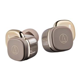 オーディオテクニカ ノイズキャンセリング機能搭載 完全ワイヤレスBluetoothイヤホン（カフェラテ） ATH-SQ1TW2NC-CA audio-technica