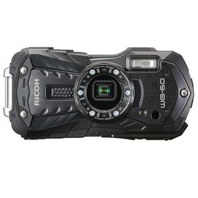 【新品】RICOH 防水デジタルカメラ WG-60 ブラック ｜ リコー 14m防水 耐衝撃1.6m 防塵 耐寒1600万画素 水中撮影 JAN4549212300844