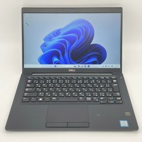 中古 DELL Latitude 7390 Core i5-8250U メモリ8GB（DDR4-2400 / 8GB×1） SSD256GB SATA 13.3インチ FHD(1920×1080) Wi-Fi5 Windows 11 Pro WPS Office付き バッテリー良好 指紋認証 Webカメラ Type-C/HDMI/SDカード ブラック P28S002 ノートパソコン
