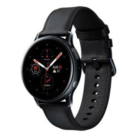 【新品・未使用】SAMSUNG Galaxy Watch Active2 40mm ブラック Stainless Steel スマートウォッチ Bluetooth GPS対応 RS9Z026K 送料無料