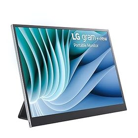 【中古】(未使用品)LG Gram 16インチ IPS ポータブル USB-C モニター (16MR70) - 16インチ