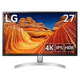 【中古】LG モニター ディスプレイ 27UL500-W 27インチ/4K/HDR(標準輝度:300cd/)/IPS非光沢/HDMI×2、DisplayPort/FreeSync/ブルーライト低減