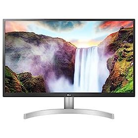 【中古】LG 27UL500-W 27-Inch UHD (3840 x 2160) IPS Monitor with Radeon Freesync Technology and HDR10, White