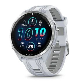 【中古】（新古品）GARMIN（ガーミン）GPSランニングウォッチ Forerunner 965 White 【日本正規品】