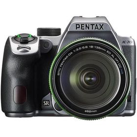 【中古】 ペンタックス PENTAX K-70 DA18-135mmWRレンズキット シルキーシルバー 防塵 防滴 -10℃耐寒 高感度 アウトドア 防滴レンズセット 16996 当店保証30日間 人気 ミラーレス 一眼レフ 交換レンズ カメラ