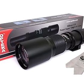【中古】【39shop】Opteka★500mm f/8 HD プリセット望遠レンズ Pentax K-1 K-3 II KP K-70 K-S2 K-S1 K-500 K-50 K-30 K-7 K-5 K-3 K20D K100D K10D デジタル一眼レ（良い）