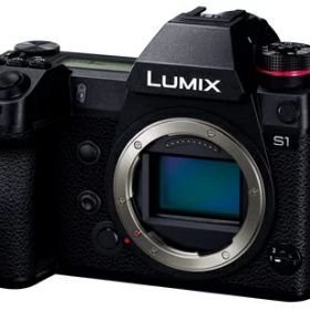 【中古】（新古品） パナソニック(Panasonic) フルサイズ ミラーレス一眼カメラ ルミックス S1 ボディ 2420万画素 ブラック DC-S1-K