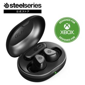 ゲーミングイヤホン SteelSeries 【 Arctis GameBuds Xbox 】 ワイヤレスイヤホン 2.4GHz 無線 Bluetooth アクティブノイズキャンセリング ANC 高音質 空間オーディオ 防塵防水 IP55 長時間バッテリー eスポーツ Xbox PS5 PC Switch モバイル ブラック ホワイト 国内正規品