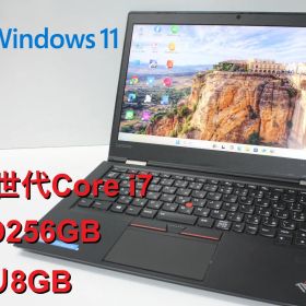 【中古ノートPC】Lenovo〈ThinkPad X1 Carbon〉第6世代Core i7/SSD256GB/メモリ8GB ⑤
