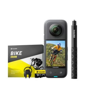 Insta360 X3 | アクションカメラ 新型1/2インチ48MPセンサー IPX8防水 5.7K360度動画 72MP360度写真 手ブレ補正 アクティブHDR 4K一人称視点 60fps自撮り 360度水平維持 AI編集 音声制御2.0 長時間