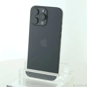 ソフマップ 〔中古品〕 iPhone16 Pro Max 512GB ブラックチタニウム MYWL3J／A SIMフリー【258】