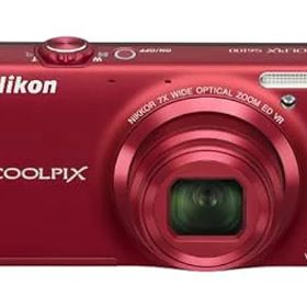 【中古】NikonデジタルカメラCOOLPIX S6100 スーパーレッド S6100RD