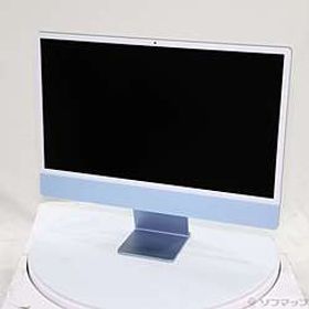 iMac 24-inch Mid-2021 MGPL3J／A Apple M1 8コアCPU_8コアGPU ブルー