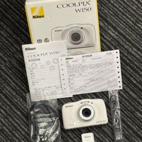 【極美品】Nikon COOLPIX W150 ホワイト 防水デジカメ 純正品