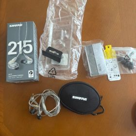SHURE SE215 高遮音性イヤホン クリア