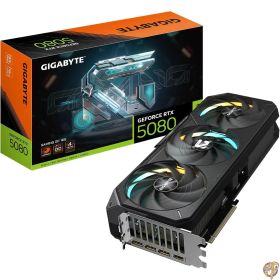 GIGABYTE GeForce RTX 5080 Gaming OC 16G グラフィックスカード、WINDFORCE冷却システム、16GB 256ビットGDDR7、GV-N5080GAMING OC-16GD ビデオカード。