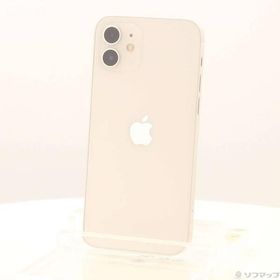 〔中古〕Apple(アップル) iPhone12 64GB ホワイト MGHP3J／A SoftBank〔262-ud〕