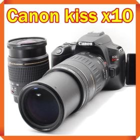✨ Canon EOS kiss x10 一眼レフ スマホ転送 望遠レンズセット