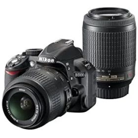 【中古】Nikon デジタル一眼レフカメラ D3100 200mmダブルズームキットD3100WZ200