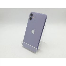 【中古】Apple SoftBank 【SIMロック解除済み】 iPhone 11 64GB パープル MWLX2J/A【柏】保証期間1週間【ランクC】