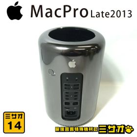 【中古】Mac Pro Late 2013・3.7GHz 4コア XeonE5/メモリ 32GB/SSD 256GB/デュアル FirePro D300/macOS Monterey 12.7/A1481［14］