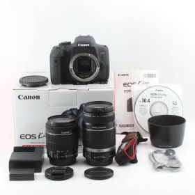 Canon EOS Kiss X8i ダブルズームキット デジタル一眼レフ EF-S18-55mm EF-S55-250mm 動作確認済 キヤノン #S00142