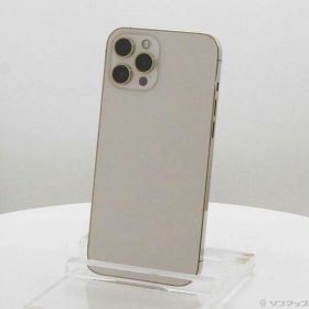 【中古】Apple(アップル) iPhone12 Pro Max 128GB ゴールド MGCW3J／A SIMフリー 【348-ud】