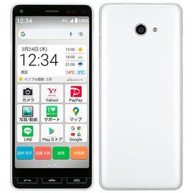 SIMフリー かんたんスマホ2+ A201KC ホワイト 32GB