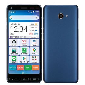 【中古】 Ymobile版 A201KC かんたんスマホ2＋ ブルー a201kcbl7mtm