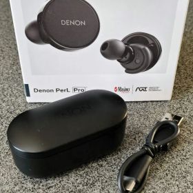 デノン Denon PerL Pro ブラック ワイヤレスイヤホン ケース