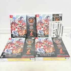 【新品未開封】Switch ベイブレードエックス エボバトル ×4個 特典×4個