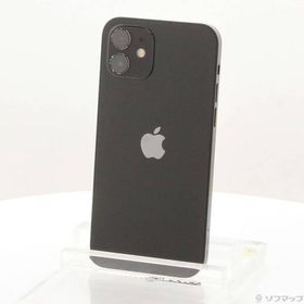 〔中古〕Apple(アップル) iPhone12 256GB ブラック MGJ03J／A SIMフリー〔368-ud〕