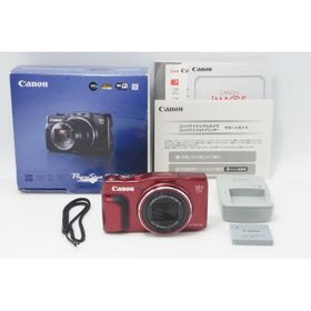 美品 Canon キヤノン PowerShot SX700 HS コンパクトデジタルカメラ レッド 元箱付 260730b【アルプスカメラ】