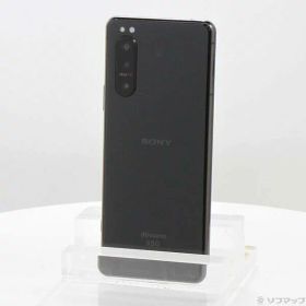 【中古】SONY(ソニー) Xperia 5 II 128GB ブラック SO-52A docomoロック解除SIMフリー 【295-ud】