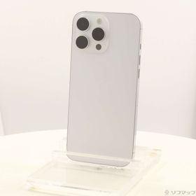 (中古)Apple iPhone16 Pro Max 512GB ホワイトチタニウム MYWM3J/A SIMフリー(348-ud)