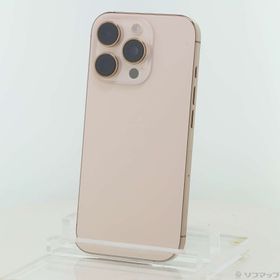(中古)Apple iPhone16 Pro 256GB デザートチタニウム MYN23J/A SIMフリー(305-ud)
