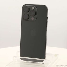 (中古)Apple iPhone16 Pro 128GB ブラックチタニウム MYMV3J/A SIMフリー(269-ud)