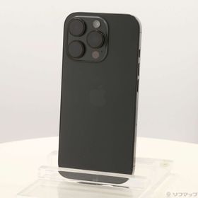 (中古)Apple iPhone16 Pro 128GB ブラックチタニウム MYMV3J/A SIMフリー(269-ud)