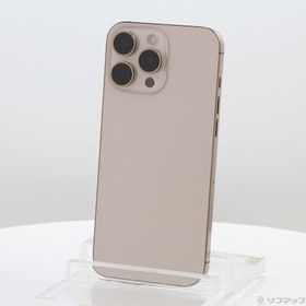 (中古)Apple iPhone16 Pro Max 256GB デザートチタニウム MYWJ3J/A SIMフリー(377-ud)
