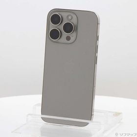 (中古)Apple iPhone16 Pro 128GB ナチュラルチタニウム MYMY3J/A SIMフリー(377-ud)