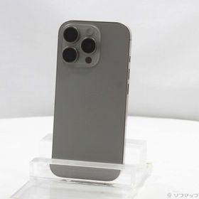 (中古)Apple iPhone16 Pro 128GB ナチュラルチタニウム MYMY3J/A SIMフリー(247-ud)