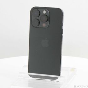 (中古)Apple iPhone16 Pro 128GB ブラックチタニウム MYMV3J/A SIMフリー(258-ud)