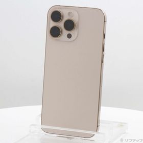 (中古)Apple iPhone16 Pro Max 256GB デザートチタニウム MYWJ3J/A SIMフリー(198-ud)