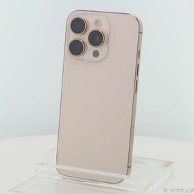(中古)Apple iPhone16 Pro 256GB デザートチタニウム MYN23J/A SIMフリー(258-ud)