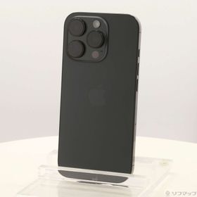 (中古)Apple iPhone16 Pro 128GB ブラックチタニウム MYMV3J/A SIMフリー(269-ud)