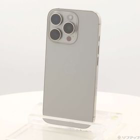 (中古)Apple iPhone16 Pro 128GB ナチュラルチタニウム MYMY3J/A SIMフリー(344-ud)