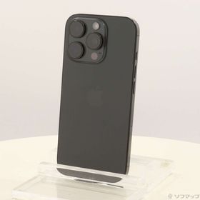 (中古)Apple iPhone16 Pro 128GB ブラックチタニウム MYMV3J/A SIMフリー(269-ud)