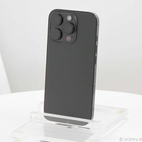 (中古)Apple iPhone16 Pro 256GB ブラックチタニウム FYN03J/A SIMフリー(258-ud)