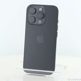 (中古)Apple iPhone16 Pro 256GB ブラックチタニウム MYN03J/A SIMフリー(276-ud)