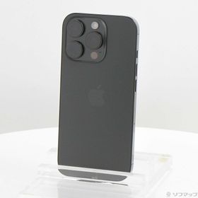 (中古)Apple iPhone16 Pro 256GB ブラックチタニウム FYN03J/A SIMフリー(196-ud)